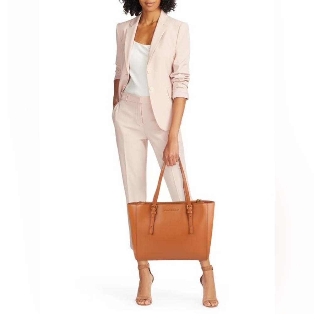 Marc Jacobs Smoked Almond The Commuter Leather Tote Bag